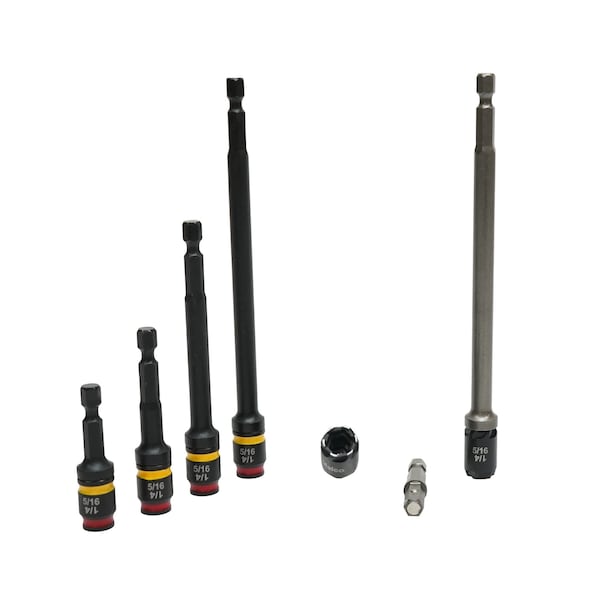 C-RHEX Cleanable, reversible, and Sawtooth Magnetic Hex Driver, 6 Piece Set